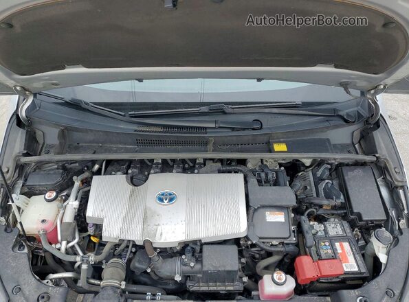 JTDKARFP7H3008511 2017 TOYOTA PRIUS Серебряный Вид задней части салона