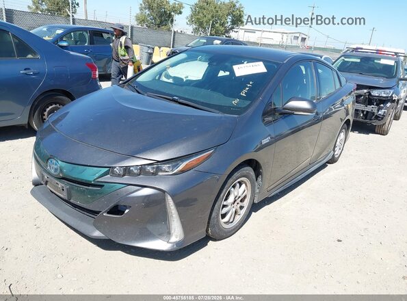 JTDKARFP7H3012431 2017 TOYOTA PRIUS PRIME Gray Front left