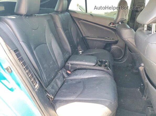 JTDKARFP7J3077351 2018 TOYOTA PRIUS Blue Rear seats view