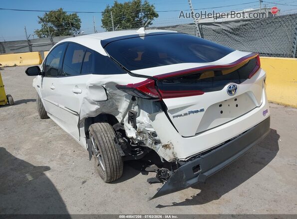 JTDKARFP7J3100708 2018 TOYOTA PRIUS PRIME White Rear left