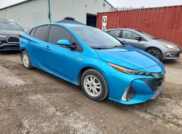 JTDKARFP7L3124283 2020 TOYOTA PRIUS Turquoise Front right