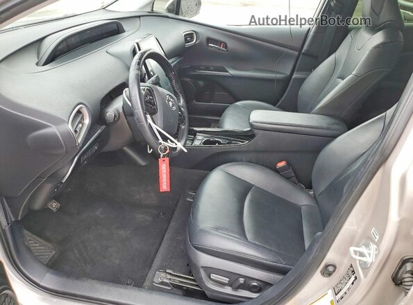 JTDKARFP7L3135512 2020 TOYOTA PRIUS Gray Widok wnętrza z przodu