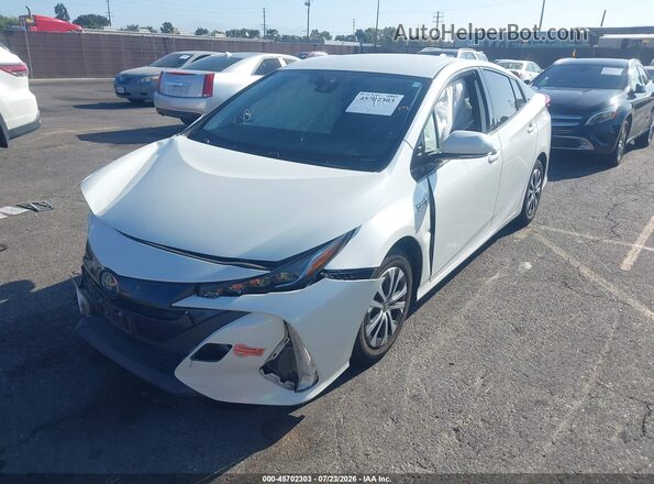 JTDKARFP7L3136384 2020 TOYOTA PRIUS PRIME Белый Передняя левая четверть
