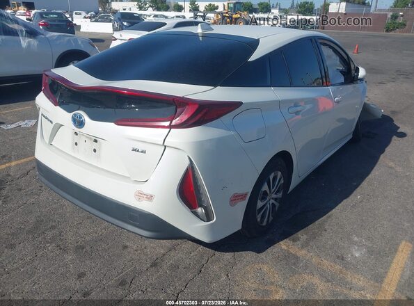 JTDKARFP7L3136384 2020 TOYOTA PRIUS PRIME Белый Задняя правая четверть