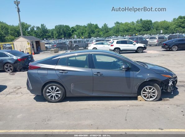JTDKARFP7L3155999 2020 TOYOTA PRIUS PRIME Gray Widok wnętrza z tyłu