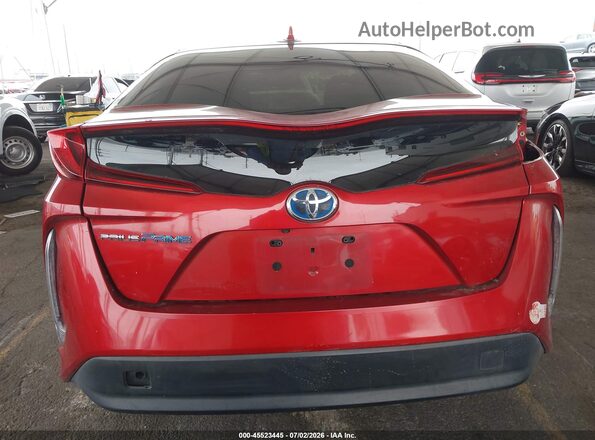 JTDKARFP8H3008839 2017 TOYOTA PRIUS PRIME Red 