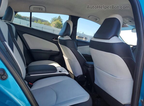 JTDKARFP8H3018853 2017 TOYOTA PRIUS Teal Հետևի նստատեղերի տեսք