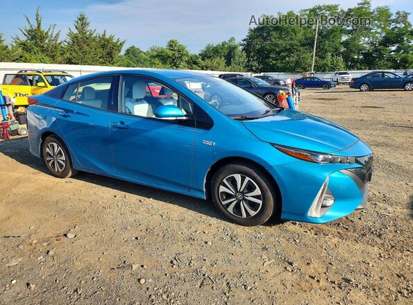 JTDKARFP8H3029481 2017 TOYOTA PRIUS Blue Delantero derecho