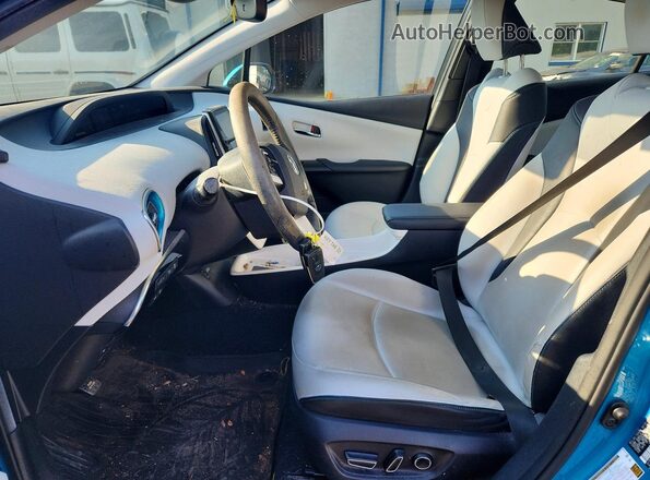 JTDKARFP8H3029481 2017 TOYOTA PRIUS Blue Vista interior delantera