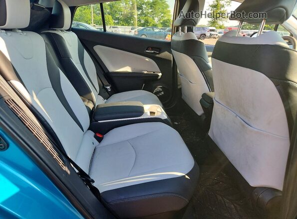 JTDKARFP8H3029481 2017 TOYOTA PRIUS Blue Vista de los asientos traseros