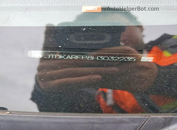 JTDKARFP8H3032235 2017 TOYOTA PRIUS Серый Вид наклейки с VIN-кодом