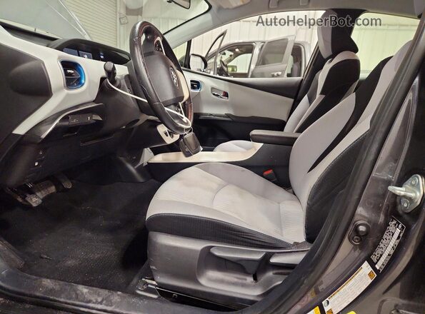 JTDKARFP8H3044594 2017 TOYOTA PRIUS Gray Սալոնի դիմացի տեսք