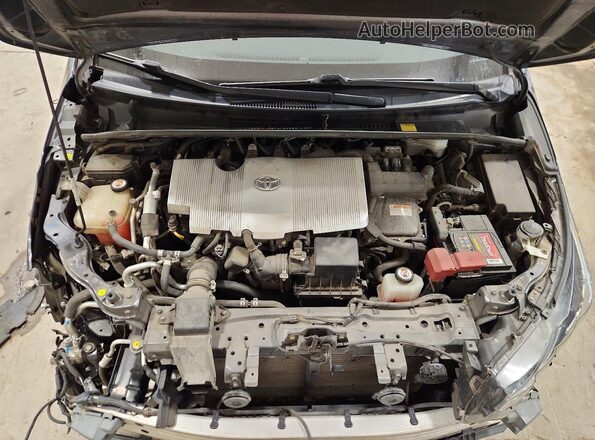 JTDKARFP8H3044594 2017 TOYOTA PRIUS Gray Սալոնի հետևի տեսք