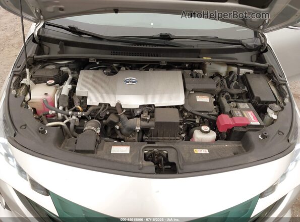 JTDKARFP8J3077391 2018 TOYOTA PRIUS PRIME Silver Widok z tyłu