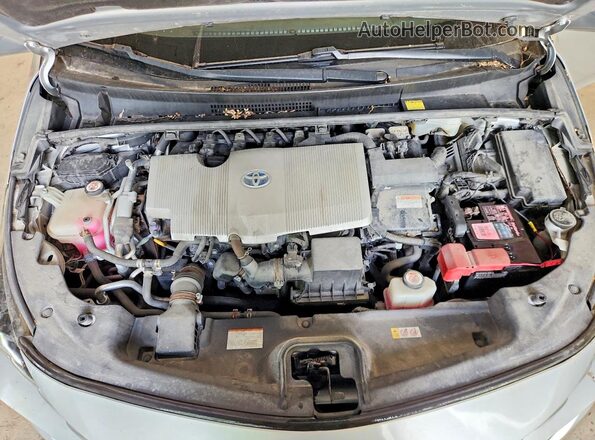JTDKARFP8J3081683 2018 TOYOTA PRIUS Серебряный Вид задней части салона