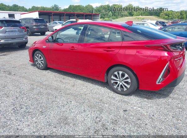 JTDKARFP8L3122137 2020 TOYOTA PRIUS PRIME Красный Задняя левая четверть