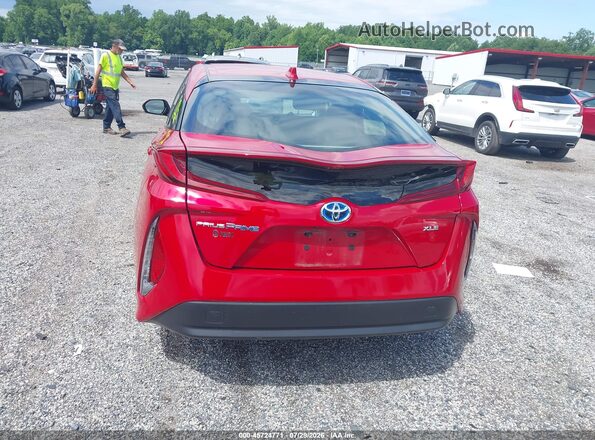 JTDKARFP8L3122137 2020 TOYOTA PRIUS PRIME Красный 