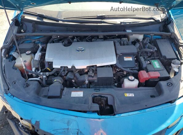 JTDKARFP8L3136121 2020 TOYOTA PRIUS Blue Widok wnętrza z tyłu
