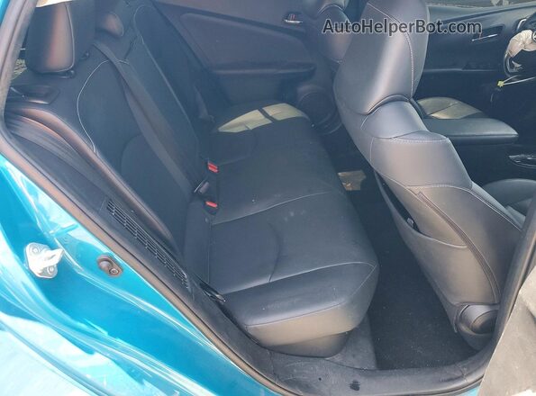 JTDKARFP8L3136121 2020 TOYOTA PRIUS Blue Widok tylnych siedzeń