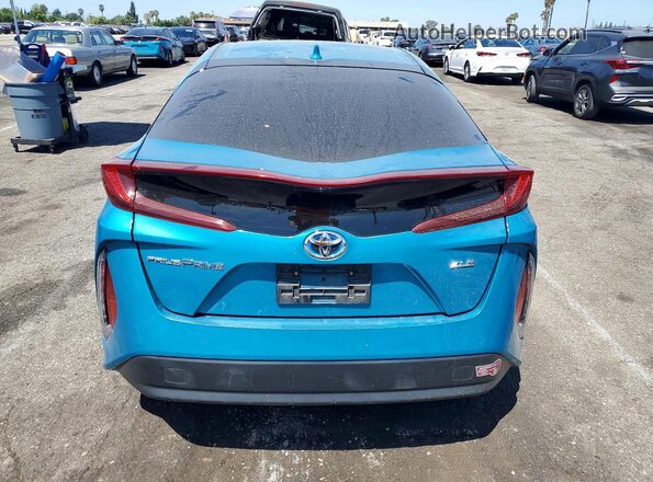 JTDKARFP8L3136121 2020 TOYOTA PRIUS Blue Widok z tyłu