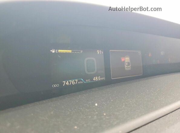 JTDKARFP8L3138662 2020 TOYOTA PRIUS Turquoise Rear seats view