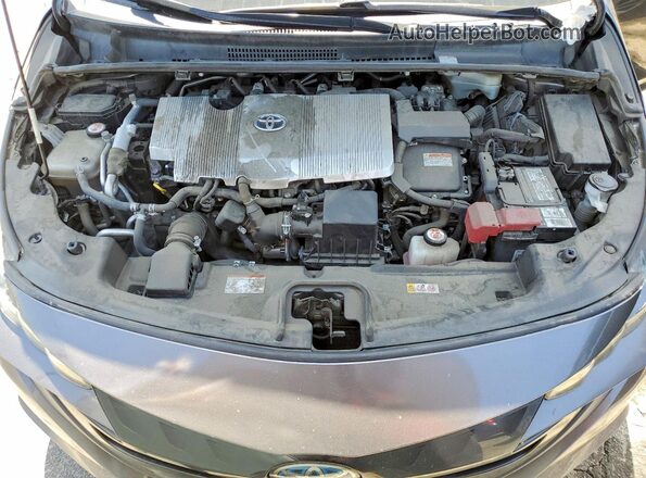 JTDKARFP8L3143960 2020 TOYOTA PRIUS Gray Սալոնի հետևի տեսք