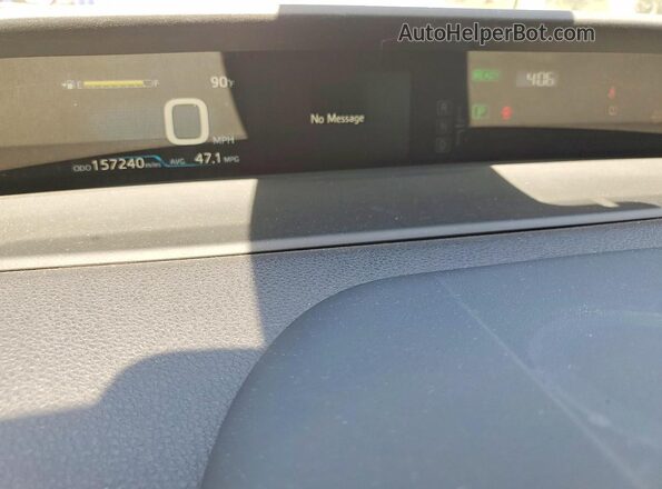 JTDKARFP8L3143960 2020 TOYOTA PRIUS Gray Սարքավորումների վահանակի տեսք