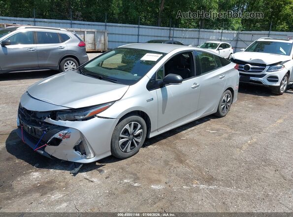 JTDKARFP9J3090215 2018 TOYOTA PRIUS PRIME Silver Przód lewy