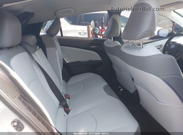 JTDKARFP9L3140078 2020 TOYOTA PRIUS PRIME Silver VIN sticker view