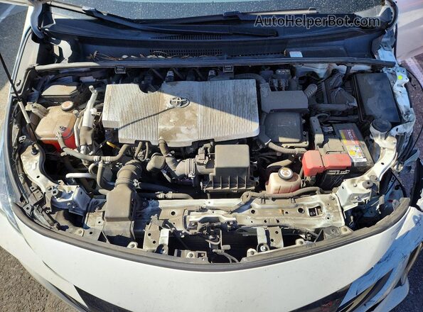 JTDKARFP9L3163151 2020 TOYOTA PRIUS White უკანა სალონის ხედი