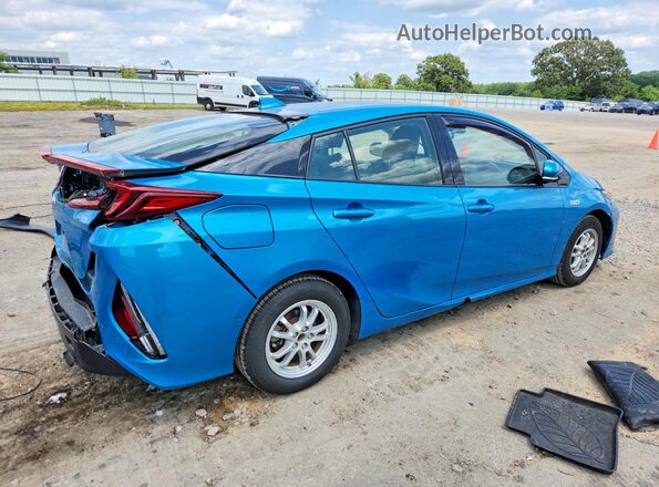 JTDKARFPXJ3073763 2018 TOYOTA PRIUS Blue Задня права чверть