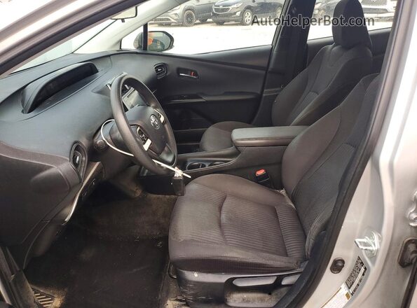 JTDKARFU0G3507798 2016 TOYOTA PRIUS Silver Widok wnętrza z przodu