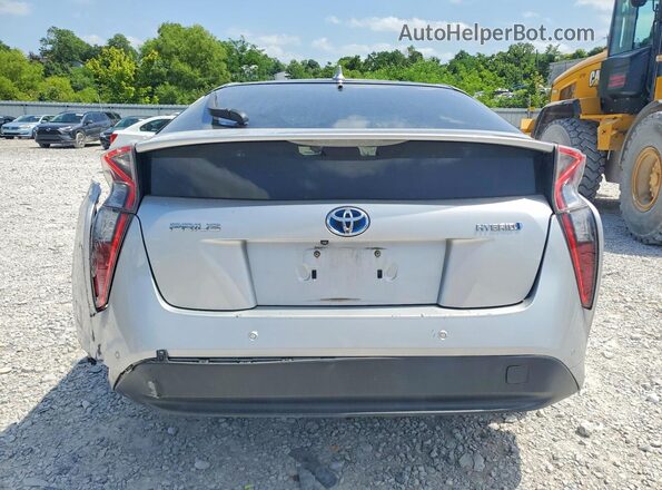 JTDKARFU1H3050730 2017 TOYOTA PRIUS Silver Widok z tyłu