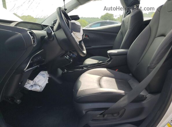 JTDKARFU1L3107162 2020 TOYOTA PRIUS Silver Вид салону спереду