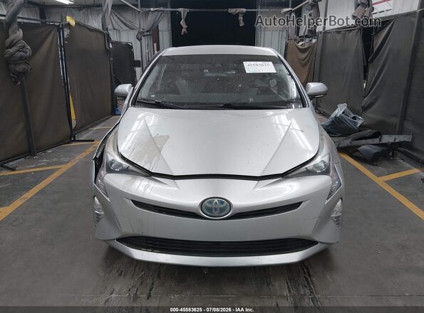 JTDKARFU2G3507222 2016 TOYOTA PRIUS Silver Սալոնի հետևի տեսք