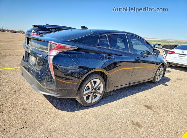 JTDKARFU2G3522626 2016 TOYOTA PRIUS Black უკანა მარჯვენა