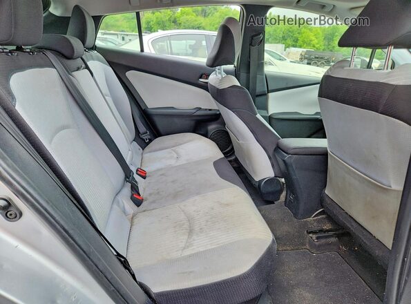 JTDKARFU2H3033872 2017 TOYOTA PRIUS Silver Vista de los asientos traseros