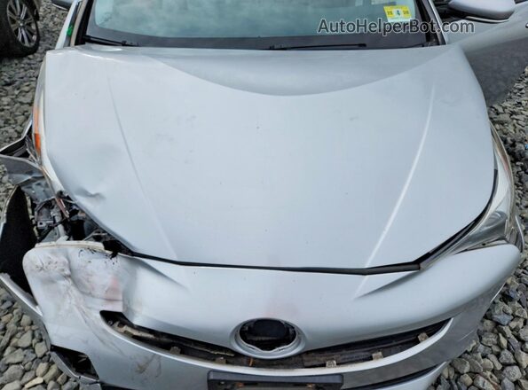 JTDKARFU2H3033872 2017 TOYOTA PRIUS Silver Vista interior trasera