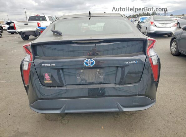 JTDKARFU2H3037596 2017 TOYOTA PRIUS Черный Вид сзади