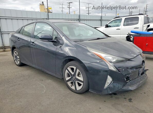 JTDKARFU2H3037596 2017 TOYOTA PRIUS Черный Передняя правая четверть