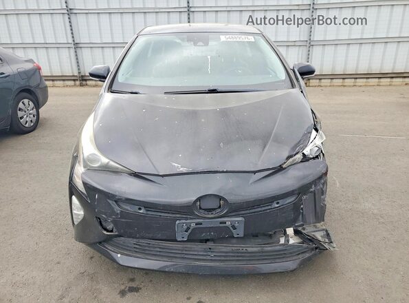 JTDKARFU2H3037596 2017 TOYOTA PRIUS Черный Вид спереди