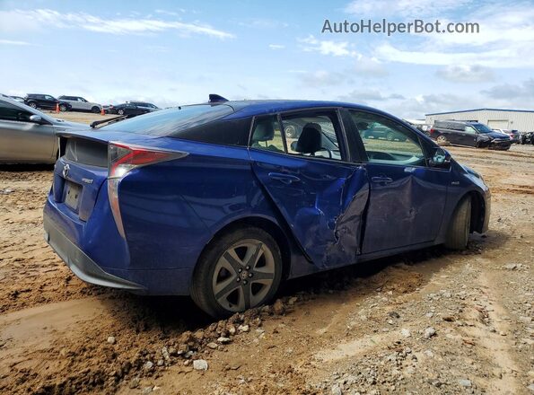 JTDKARFU2H3532123 2017 TOYOTA PRIUS Blue Tył prawy
