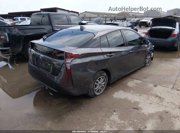 JTDKARFU2H3538245 2017 TOYOTA PRIUS Gray Trasero derecho