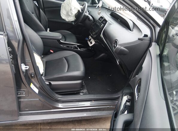 JTDKARFU2H3538245 2017 TOYOTA PRIUS Gray Vista interior delantera