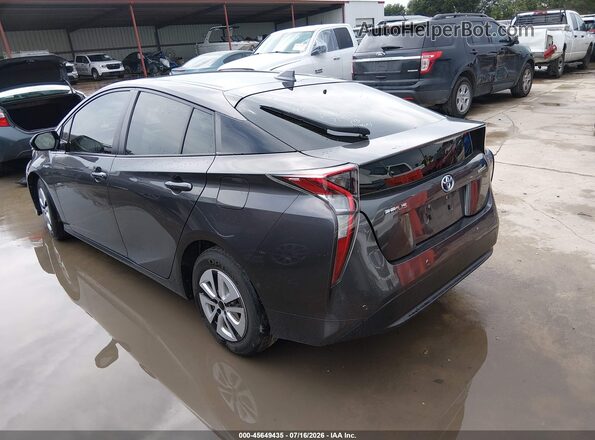 JTDKARFU2H3538245 2017 TOYOTA PRIUS Gray Trasero izquierdo