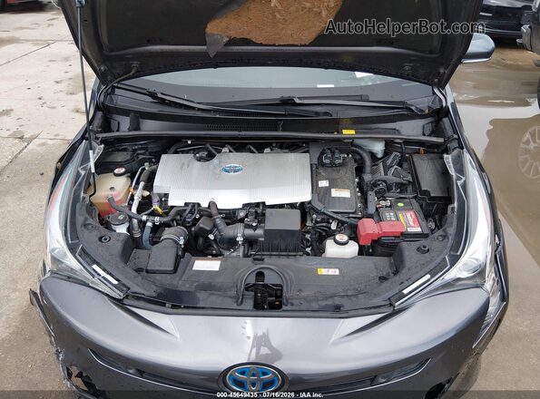 JTDKARFU2H3538245 2017 TOYOTA PRIUS Gray Vista trasera
