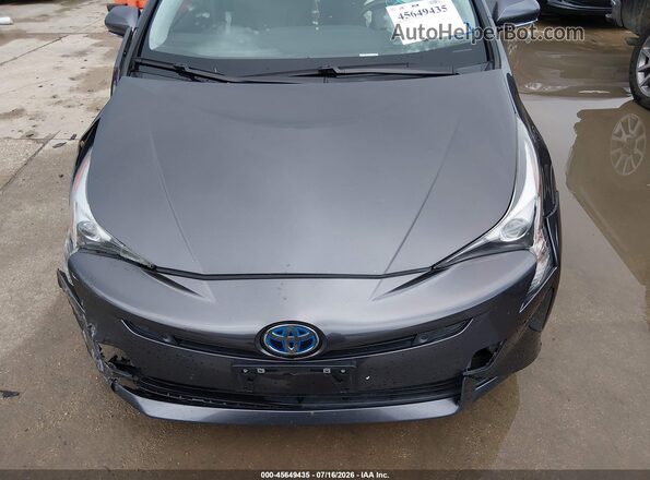 JTDKARFU2H3538245 2017 TOYOTA PRIUS Gray Vista del cuadro de instrumentos