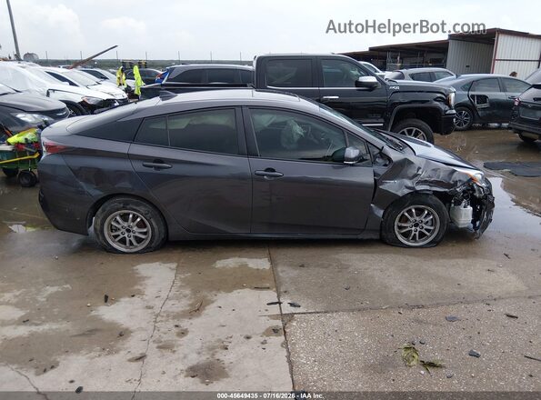 JTDKARFU2H3538245 2017 TOYOTA PRIUS Gray Vista interior trasera