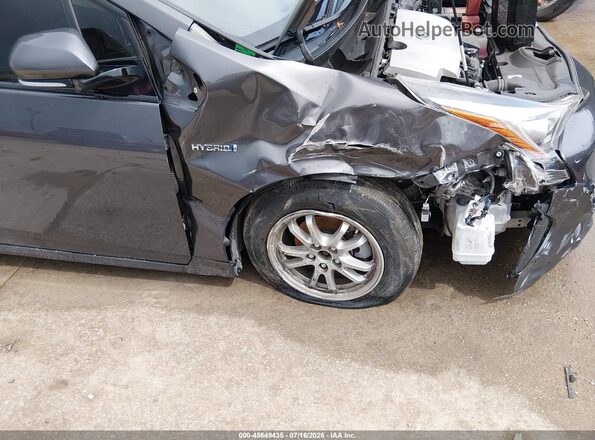 JTDKARFU2H3538245 2017 TOYOTA PRIUS Gray 