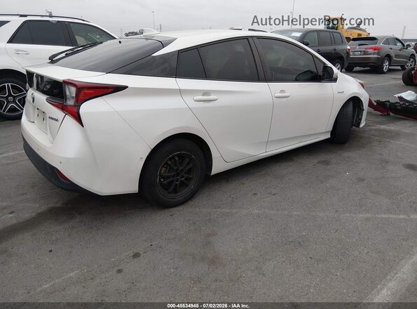 JTDKARFU2K3075644 2019 TOYOTA PRIUS White Rear right